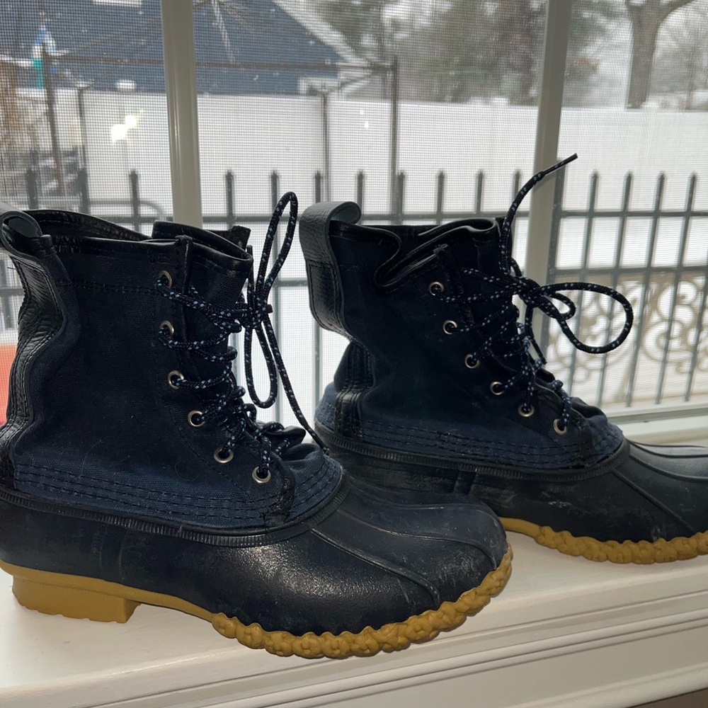 LL Bean Waxed Canvas Bean Boots - Kids 4/Women 8